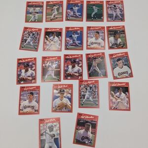 Donruss 1990 Giants Baseball Cards